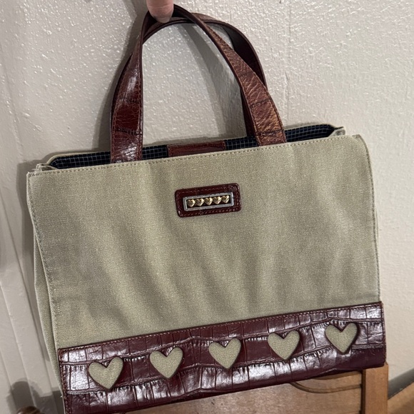 BRIGHTON HEART SHAPES SATCHEL BAG - Picture 2 of 14